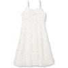 image:imageSpeechless Girls Sleeveless Off White Eyelash Midi Party DressOffwhite