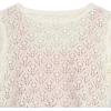 image:imageSpeechless Girls Sleeveless Scoop Neck Floral Midi Dress Crochet Sweater SetBlushIvory