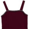 image:imageSpeechless Girls Sleeveless Scuba Crepe Party DressBurgundy