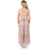 image:imageSpeechless Girls Sleeveless Sequin Patterned V Neck Tiered Maxi DressRose Gold