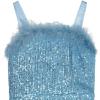 image:imageSpeechless Girls Sleeveless Sequined Party DressLight Blue