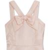 image:imageSpeechless Girls Sleeveless Shimmer Halter Neck Mikado Bow Front Party DressBlush