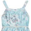 image:imageSpeechless Girls Sleeveless Sweetheart Neck Tiered Floral Midi Dress with Sparkle Waist AccentAquaGrey