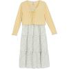 image:imageSpeechless Girls 2piece Floral Maxi Dress Set with CardiganIvoryYellow