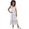 image:imageSpeechless Girls Butterfly Print Bow Shoulder Tiered Maxi Dress with SunglassesIvoryMulti