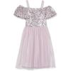 image:imageSpeechless Girls Cold Shoulder Party DressDusty Lilac
