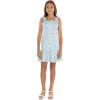 image:imageSpeechless Girls Floral TieShoulder Dress with Tiered Flounce HemIvoryBlue Floral