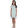 image:imageSpeechless Girls Flutter Sleeve Chiffon Dress and HeadbandMint