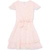 image:imageSpeechless Girls Flutter Sleeve Wrap Front DressBlush