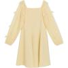 image:imageSpeechless Girls Long Sleeve Scuba Crepe Skater Party DressButter