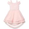 image:imageSpeechless Girls Off The Shoulder High Low Party DressBlush