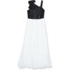 image:imageSpeechless Girls One Shoulder Maxi Formal Party DressBlackIvory