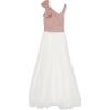 image:imageSpeechless Girls One Shoulder Maxi Formal Party DressRoseIvory
