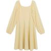 image:imageSpeechless Girls Scuba Crepe Pearl and Rhinestone Sleeve Party DressButter