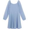 image:imageSpeechless Girls Scuba Crepe Pearl and Rhinestone Sleeve Party DressPeriwinkle