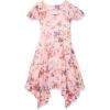 image:imageSpeechless Girls Short Sleeve Asymmetrical Hem Party DressPinkPeach