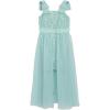 image:imageSpeechless Girls Sleeveless Bow Shoulder Sequin Chiffon WalkThrough Party DressSeafoam