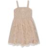 image:imageSpeechless Girls Sleeveless Fit and Flare Party with Corkscrew Skirt Special Occasion DressBeigeSilver