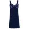 image:imageSpeechless Girls Sleeveless Glitter Knit Aline Party DressNavy
