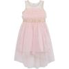 image:imageSpeechless Girls Sleeveless Illusion Neck Cupcake Tulle Sash Belt KneeLength DressPinkgold