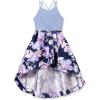 image:imageSpeechless Girls Sleeveless Maxi High Low Party DressNavyLavender