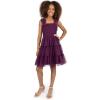 image:imageSpeechless Girls Sleeveless Mesh Dot Tiered Tulle DressPlum