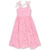 image:imageSpeechless Girls Sleeveless Organza Jacquard Maxi Party DressPink