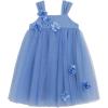 image:imageSpeechless Girls Sleeveless Satin 3D Applique Flower Tulle Party DressPeriwinkle
