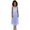 image:imageSpeechless Girls Sleeveless Scoop Neck Tulle Midi Dress with Embellished WaistPeriwinkle