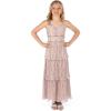image:imageSpeechless Girls Sleeveless Sequin Patterned V Neck Tiered Maxi DressRose Gold