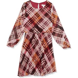 image:imageSpeechless Girls Long Sleeve Chiffon DressMulti