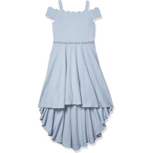 image:imageSpeechless Girls Off The Shoulder High Low Party DressBlueSilver