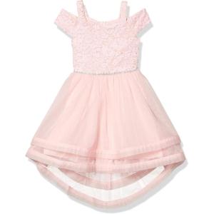 image:imageSpeechless Girls Off The Shoulder High Low Party DressBlush