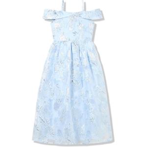 image:imageSpeechless Girls Off The Shoulder Maxi Party Jacquard DressPeriwinkle