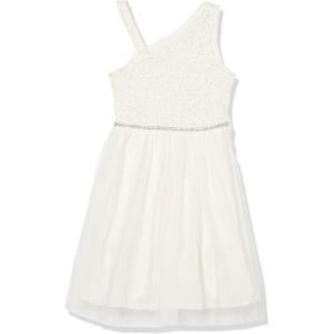 image:imageSpeechless Girls One Shoulder Lace and Tulle Party DressIvory