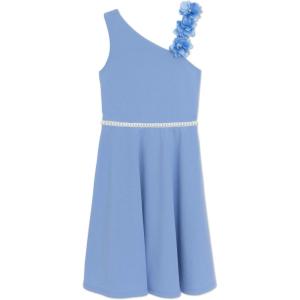 image:imageSpeechless Girls One Shoulder Skater Party DressPeriwinkle