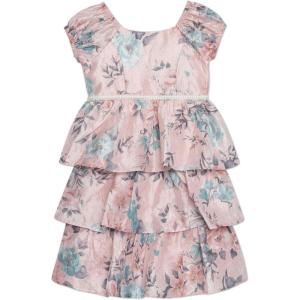 image:imageSpeechless Girls Short Sleeve Crinkle Satin Party DressBlushBlue