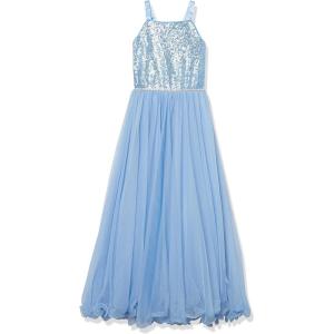 image:imageSpeechless Girls Sleeveless Halter Neck DressBlue