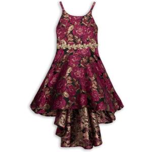 image:imageSpeechless Girls Sleeveless High Low Floral Maxi Party DressBlackFloral