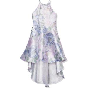 image:imageSpeechless Girls Sleeveless High Low Maxi Length Lace Back Party DressLilac