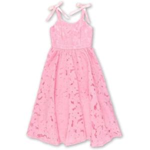 image:imageSpeechless Girls Sleeveless Organza Jacquard Maxi Party DressPink