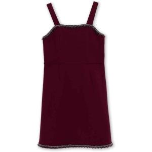 image:imageSpeechless Girls Sleeveless Scuba Crepe Party DressBurgundy