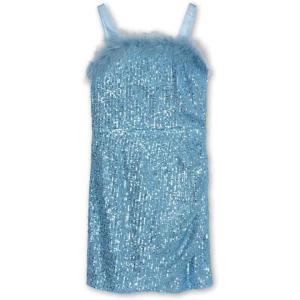 image:imageSpeechless Girls Sleeveless Sequined Party DressLight Blue