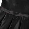 image:imageUhnice Girls Satin Flower Girl Dress with Detachable Bow Sleeveless Ankle Length Party Gown for Wedding BirthdayBlack