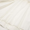 image:imageUhnice Girls Satin Flower Girl Dress with Pearl Trim Organza Sash and Detachable Bow Sleeveless Ankle Length Formal GownWhite With Pink Sash and Bow